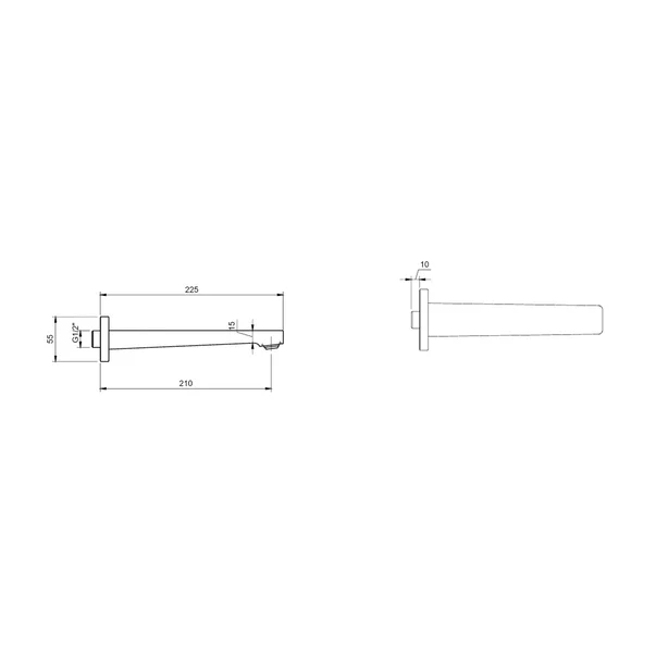 Pipa cada Villeroy&Boch Architectura auriu periat 22.4 cm [2]