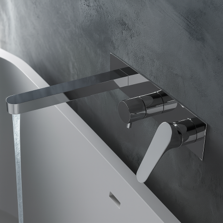 Pipa incastrata Remer Rubinetterie Class Line 91L, cromata, 18cm, G 1/2”, alama [1]