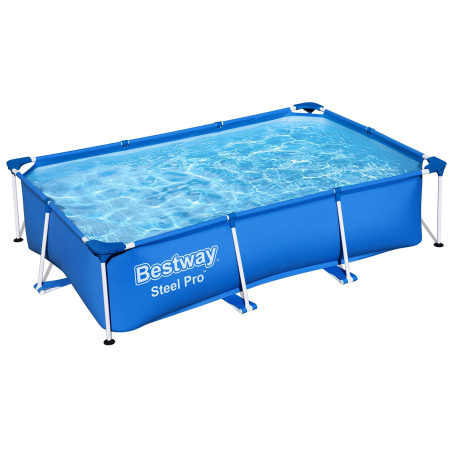 Gradina & balcon - Piscina cadru metalic Bestway, 259x170x61 cm, 2.300 litri