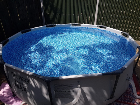 Piscina cadru metalic Bestway, 305x76 cm, 4.700 litri, cu pompa de filtrare [1]