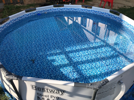 Piscina cadru metalic Bestway, 305x76 cm, 4.700 litri, cu pompa de filtrare [2]