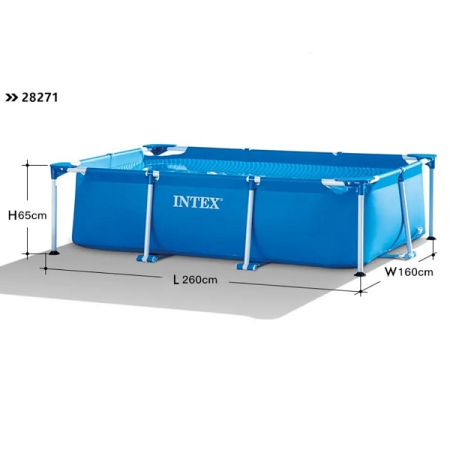 Piscina cadru metalic Intex, 260x160x65 cm, 2.300 litri [4]