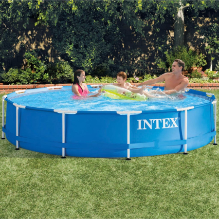 Piscina cadru metalic Intex, 366x76 cm, 6500 litri, rotunda [6]