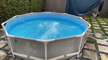 Piscina cadru metalic Intex Prisma Frame, 366x76 cm, 6.500 litri, cu pompa de filtrare [4]