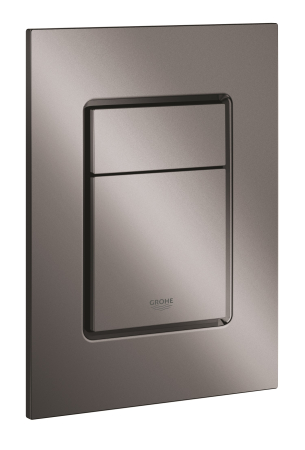 Placa de actionare Grohe 37535A00, Skate Cosmopolitan, marimea S, dubla, 130 x 172 mm, verticala, lucios, grafit [1]