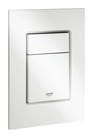 Placa de actionare Grohe 37535SH0, Skate Cosmopolitan, marimea S, dubla actionare, 130 x 172 mm, verticala, alb [1]