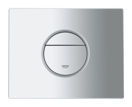 Placa de actionare WC Grohe 38765P00, Nova Cosmopolitan, dubla spalare, reversibila, 156 x 197 mm, mat, crom [3]