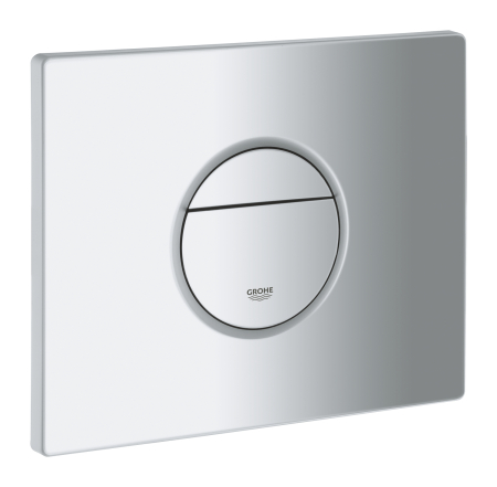 Placa de actionare WC Grohe 38765P00, Nova Cosmopolitan, dubla spalare, reversibila, 156 x 197 mm, mat, crom [2]