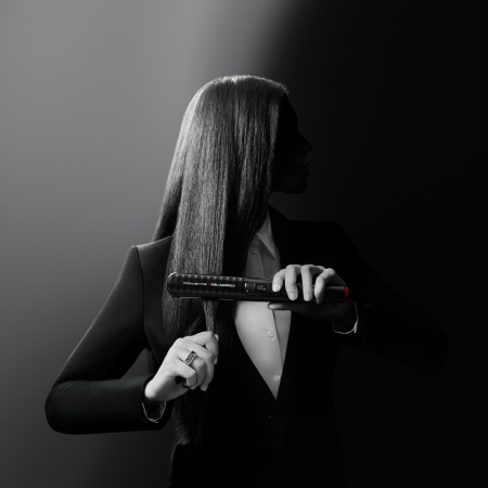 Placa de par Rowenta X Karl Lagerfeld SF466LF0, învelis Keratin & Glow, placi flotante, 140 - 210 grade, ecran LCD, negru [6]