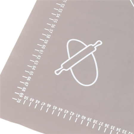 Plansa din silicon alimentar de framantat aluat, rezistenta la temperaturi ridicate, 65x45cm, gri [9]