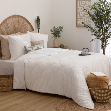 Planta artificiala maslin decorativ cu ghiveci, frunzis fin si ramuri bogate, fara intretinere, 80x80x210 cm, verde [5]