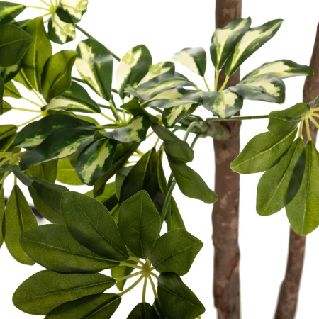 Planta artificiala Schefflera cu ghiveci, 135 cm, verde [1]