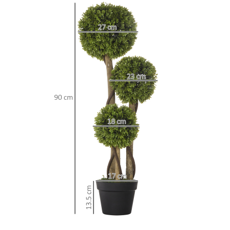  Planta Artificiala Buxus Sferic - Ghiveci Decor Interior & Exterior [2]