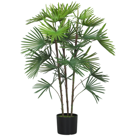 Living & hol -  Planta artificiala de 90 cm din plastic verde cu ghiveci de Ø16.5x13.5 cm