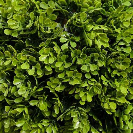  Planta Artificiala de Buxus cu 3 Sfere, Ghiveci Inclus si Baza intarita, Ø19,5x115 cm, Verde [7]
