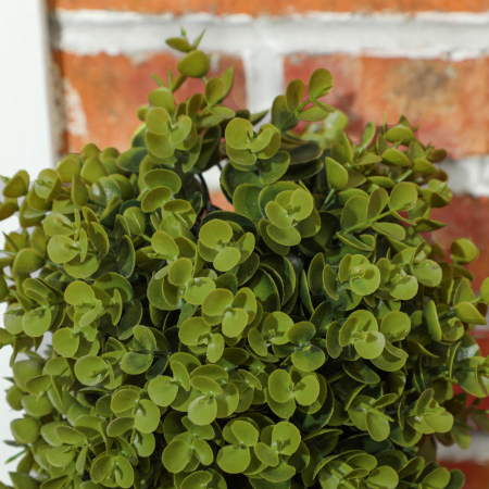  Planta Artificiala Eucalipt Spiralat cu Ghiveci Inclus Rezistent la Raze UV, Ø17,5x90 cm, Verde [8]