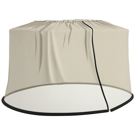 Gradina & balcon -  Plasa de tantari pentru Umbrela cu Ochiuri Dense si Deschidere cu Fermoar, 3x2,3 m, Bej