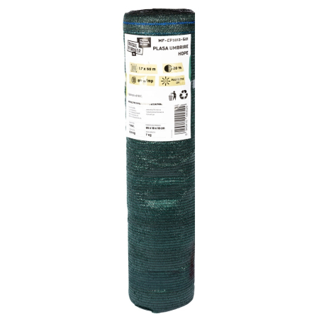 Plasa De Umbrire HDPE 1.7X50m 80G/mp 80% G01 Micul Fermier MF-EP3013-G01 [7]