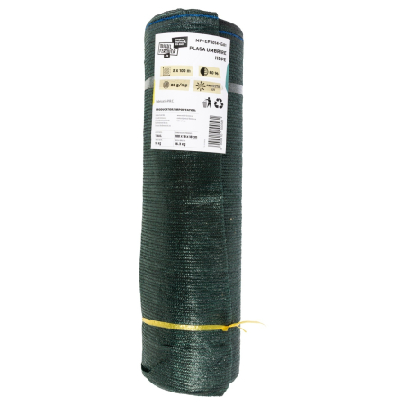 Plasa De Umbrire Micul Fermier MF-EP3014-G01, HDPE, 2X100m 80G/mp 80% [2]
