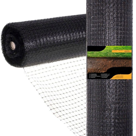 Plasa gradina anti daunatori si cartite, 30g/m2, 2x200metri, neagra [7]