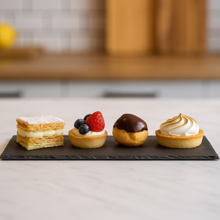 Platou servire Atmosphera ardezie, 11x30 cm, negru [1]