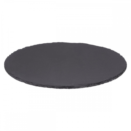 Platou servire Atmosphera ardezie, diametru 32 cm, negru [0]