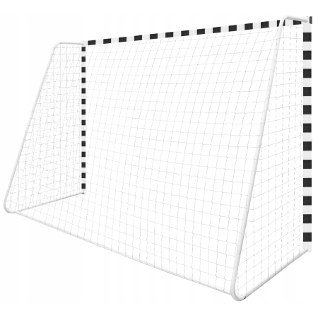 Poarta de fotbal 300x200 cm, structura metalica solida profil 6x3 cm, include plasa, ancore fixare, minge de fotbal [5]