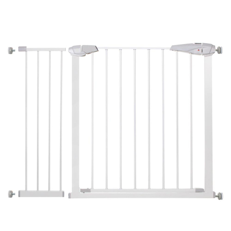 Dormitor & birou - Poarta de siguranta Safety Gate pentru scari, ajustabila 104-113 cm, din otel, alba