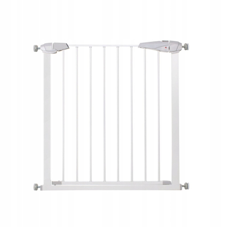 Poarta de siguranta Safety Gate pentru scari, ajustabila 111-120 cm, din otel, alba [4]