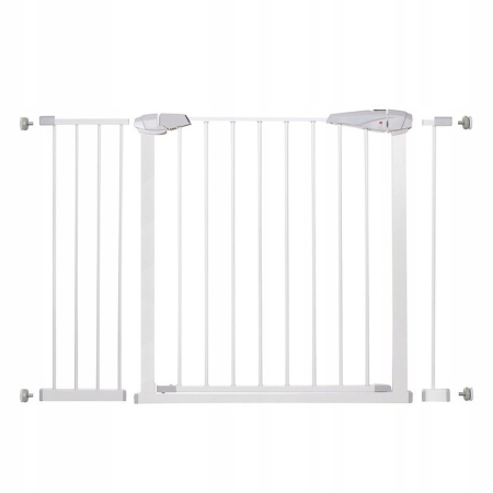 Dormitor & birou - Poarta de siguranta Safety Gate pentru scari, ajustabila 111-120 cm, din otel, alba