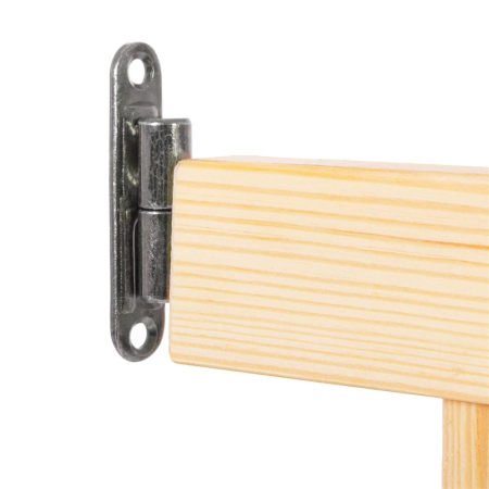 Poarta de siguranta Safety Gate pentru scari, ajustabila 72-122 cm, din lemn, maro [3]