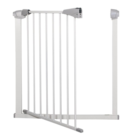 Poarta de siguranta Safety Gate pentru scari, ajustabila 90-99 cm, din otel, alba [2]