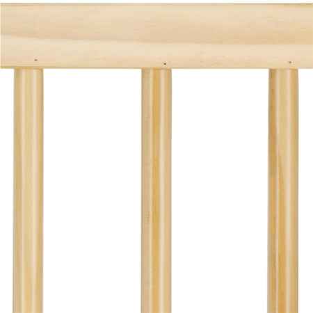 Poarta de siguranta Safety Gate pentru scari, ajustabila, din lemn cu structura otel, 131-138cm, negru maro [6]