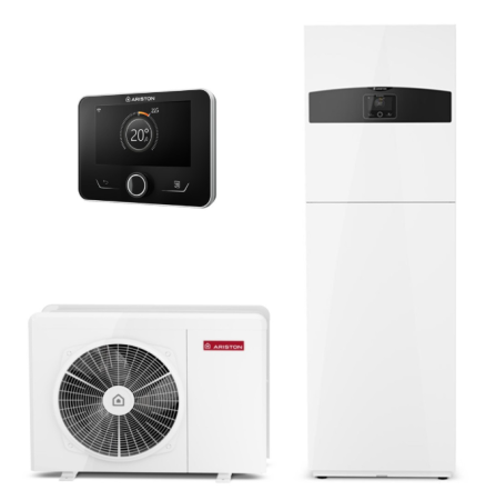 Pompe de caldura - Pompa de caldura aer-apa monobloc ARISTON NIMBUS COMPACT 50 M NET - boiler integrat 180 litri, 7,5 kw, monofazata