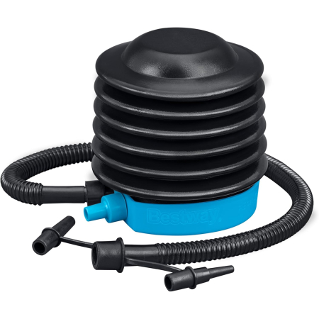 Gradina & balcon - Pompa de picior Bestway Air Step 300 ML, umflare si dezumflare, 0,3 L/ciclu, cu 3 adaptoare