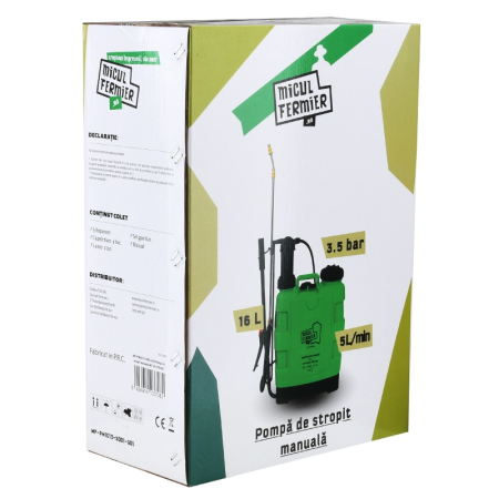 Pompa De Stropit Micul Fermier MF-PM1013-S001-G01, Capacitate 16 Litri, Pandora, Manuala [7]