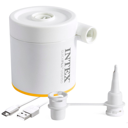 Gradina & balcon - Pompa electrica Intex 66616 QuickFill USB150, USB, umflare si dezumflare, 150 L/min, alimentare USB