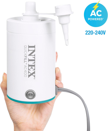 Pompa electrica Intex 66646 QuickFill AC400, umflare si dezumflare, 400 L/min, alimentare priza [2]