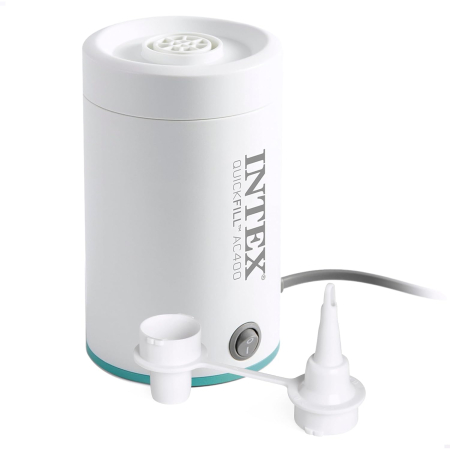 Gradina & balcon - Pompa electrica Intex 66646 QuickFill AC400, umflare si dezumflare, 400 L/min, alimentare priza