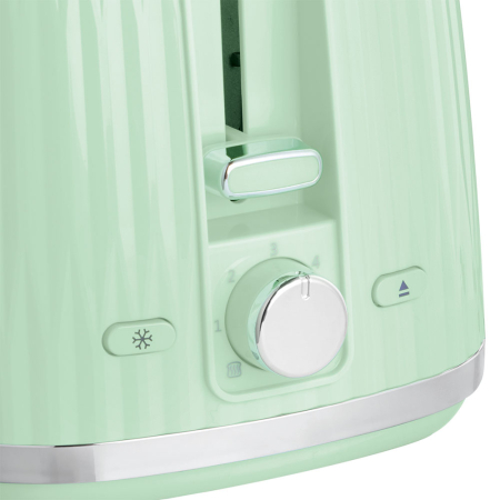 Prajitor de paine Russell Hobbs Eden, 2 fante, gratar chifle, tava firimituri detasabila, design modern, verde [4]