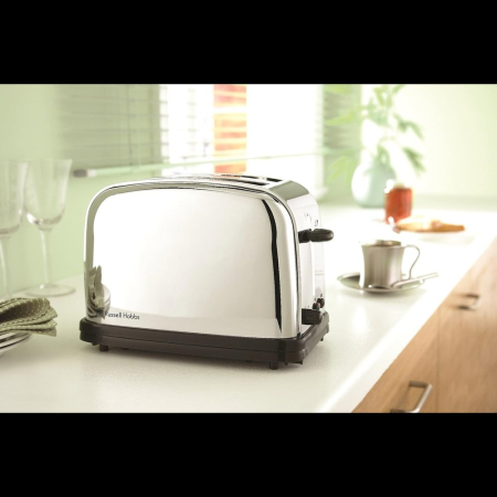 Prajitor de paine Russell Hobbs Victory Classic, 2 fante, gratar chifle, tava firimituri detasabila [2]