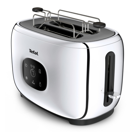 Prajitor de paine Tefal Majestuo TT883D10, 1050W, 7 trepte de rumenire, functie dezghetare, reincalzire, tava detasabila firimituri, argintiu [2]