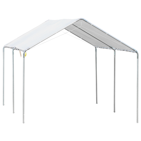 Gradina & balcon -  prelata auto, cu kit ancorare, 5.95x2.9x2.6m, alba