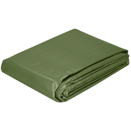 Prelata din polietilena impermeabila laminata, 100g/m2, 4x5 m, verde [16]