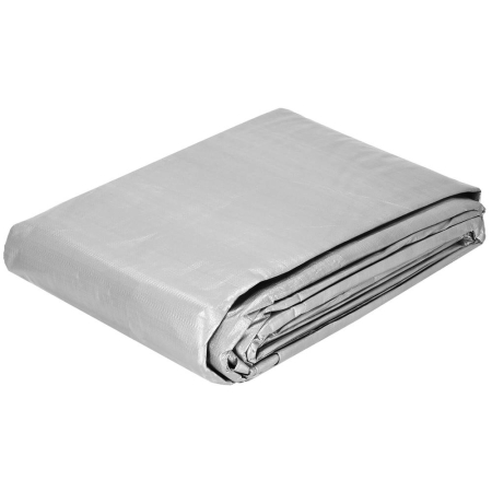 Prelata din polietilena impermeabila laminata, 210g/m2, 2x4m, gri [13]