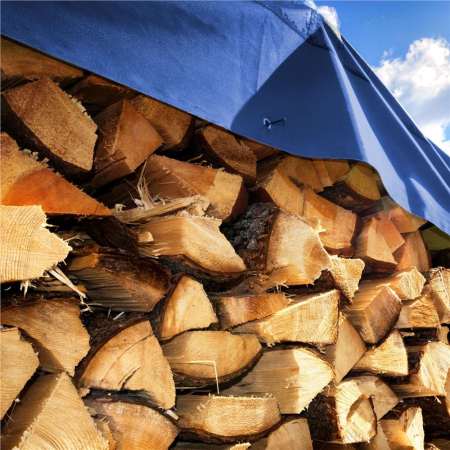 Prelata din polietilena impermeabila laminata, 60g/m2, 8x10m, albastra [8]