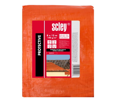 Prelata Scley portocalie, greutate 140 gr/m2, 8 x 12 m [1]