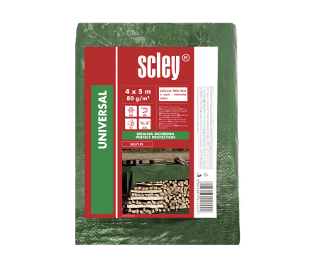 Prelata Scley verde, greutate 80 g/m2, 4 x 5 m [1]