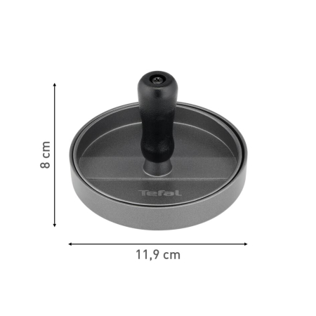 Presa pentru burgeri Tefal K1851134, 12 cm, acoperire antiaderenta, crestaturi pentru formare uniforma, compatibila cu masina de spalat vase, g [16]