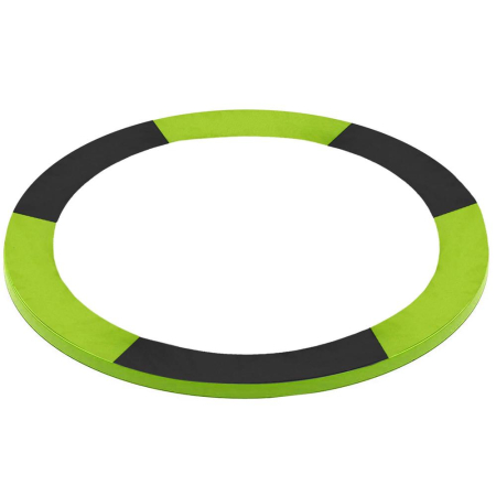 Protectie arcuri trambulina 366 cm spuma epe 3 straturi, dimensiune universala, verde negru [1]